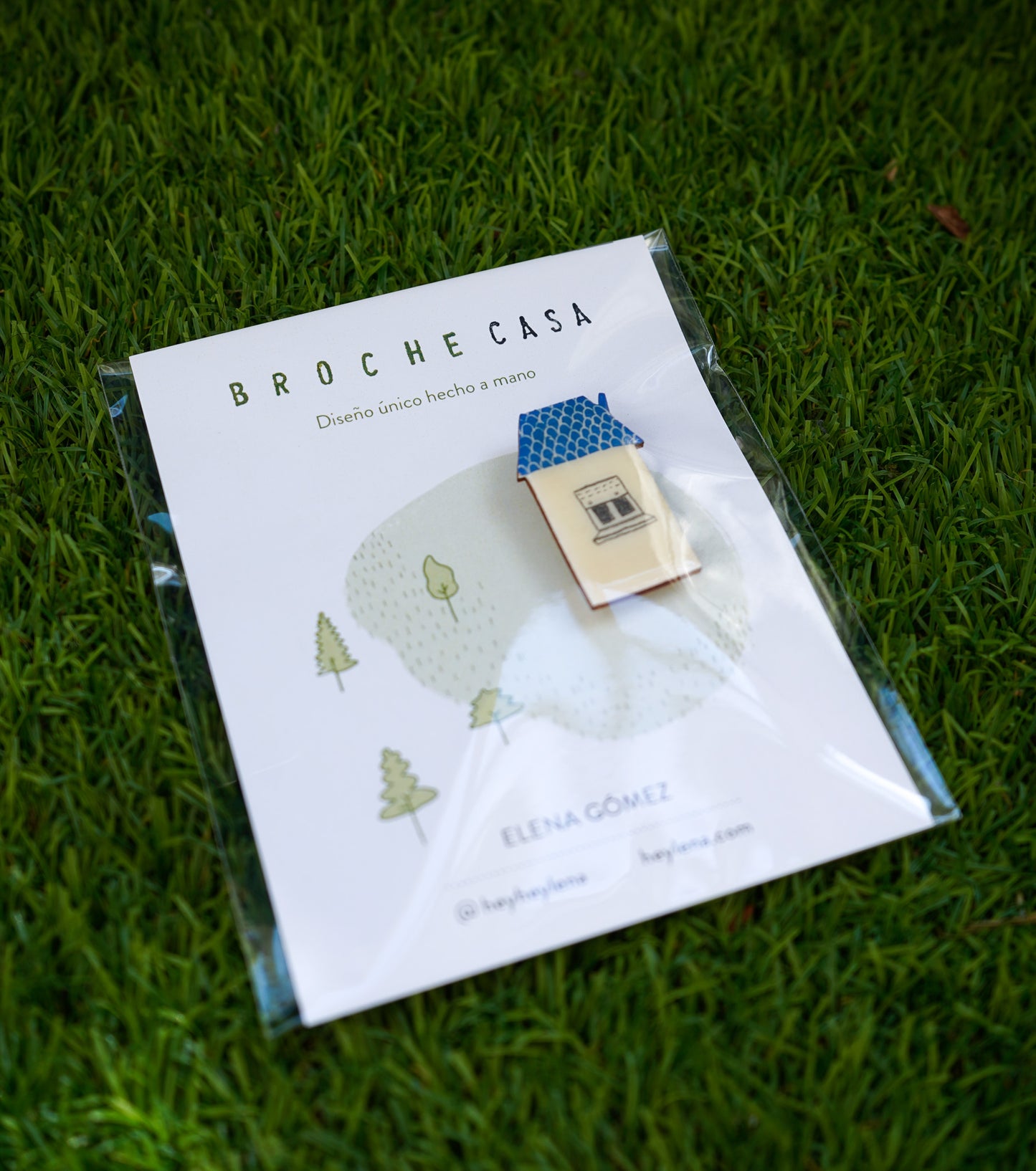 Broches de madera CASAS