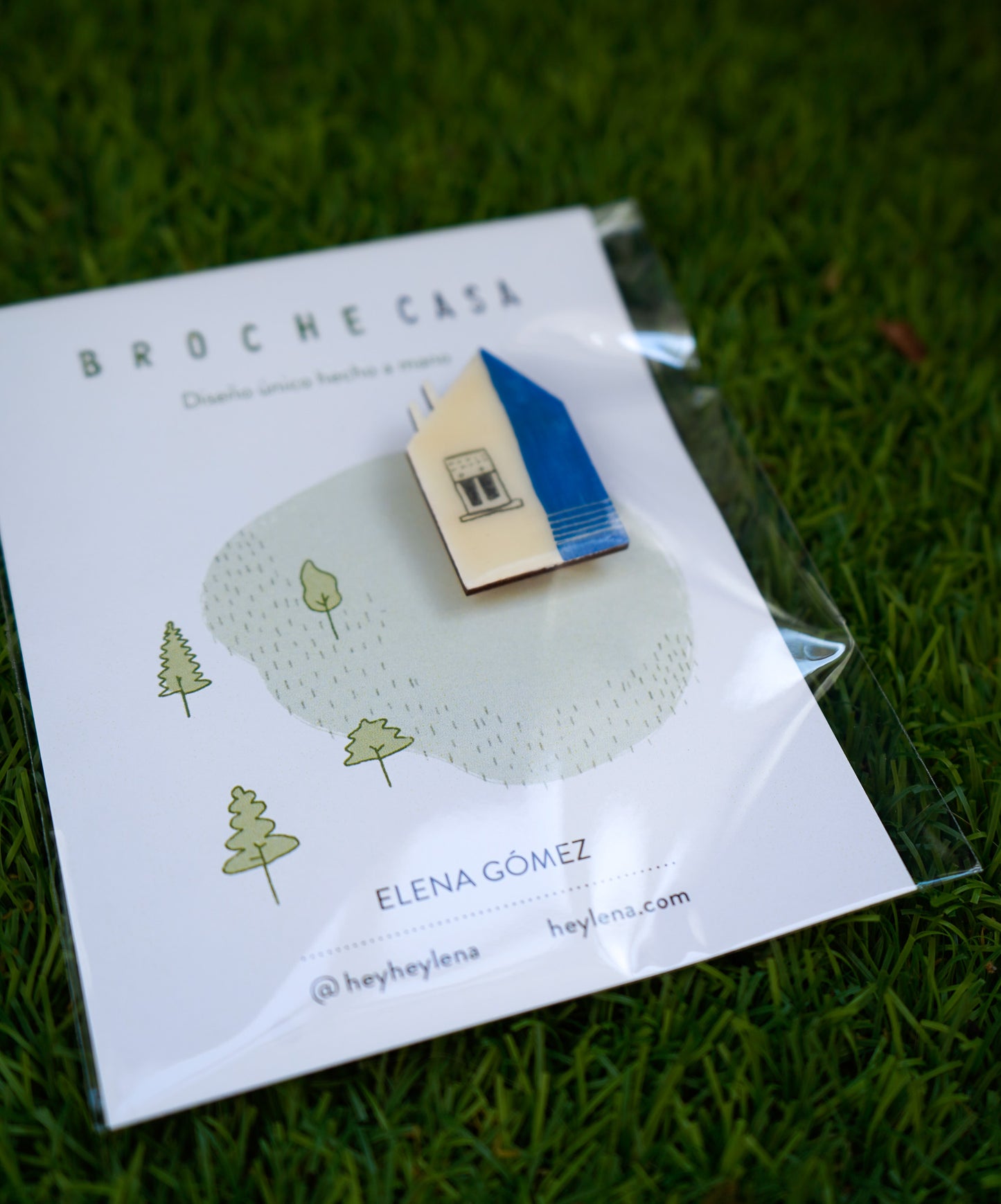 Broches de madera CASAS