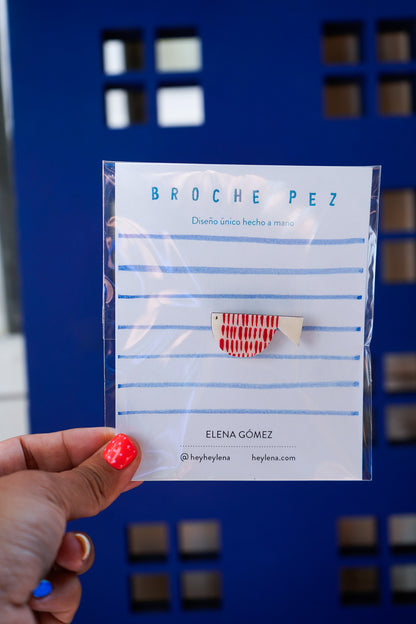 Broches de madera PECES