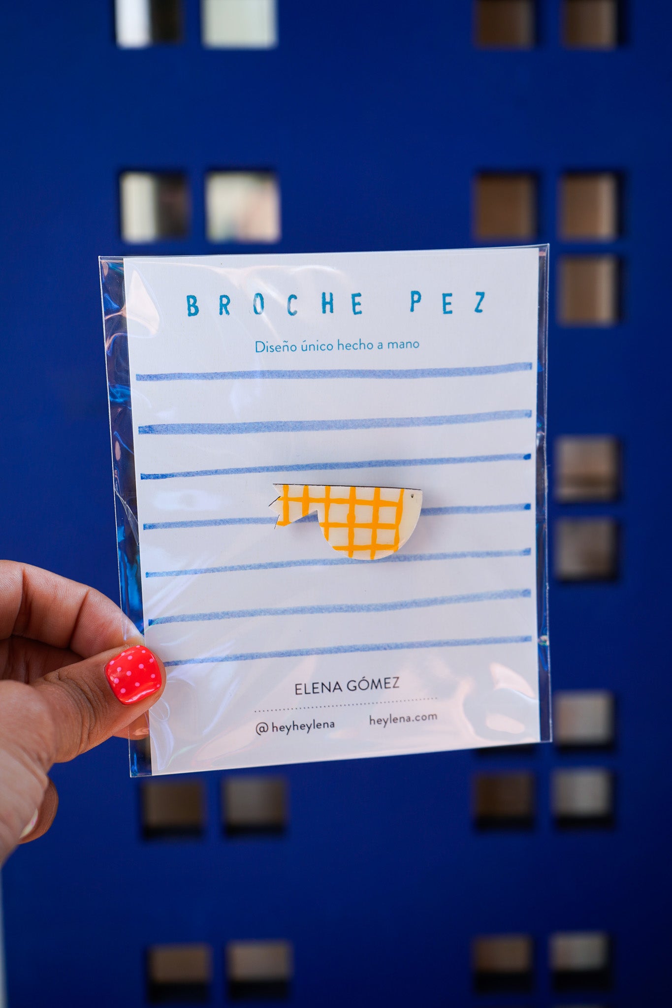 Broches de madera PECES
