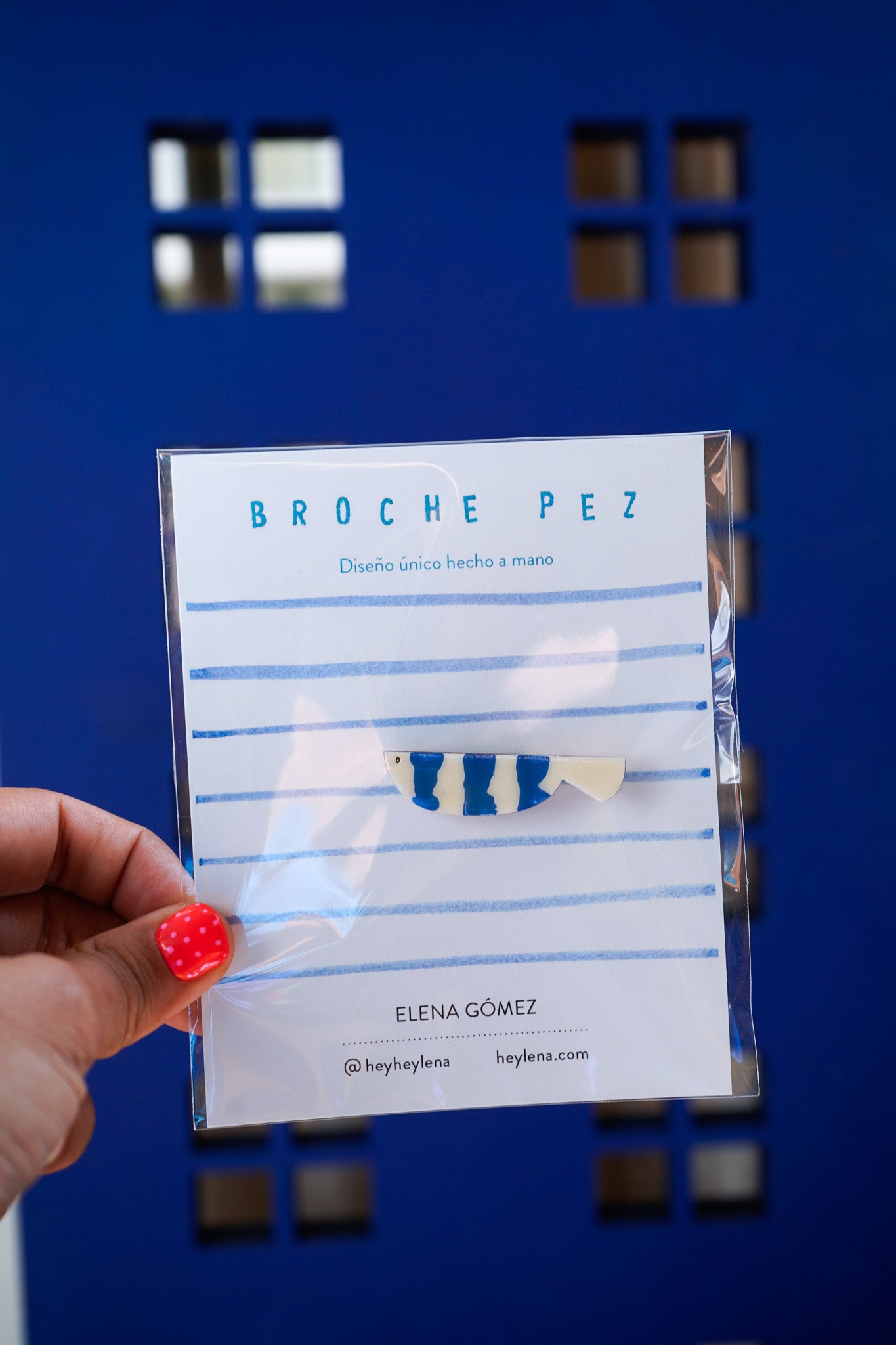 Broches de madera PECES