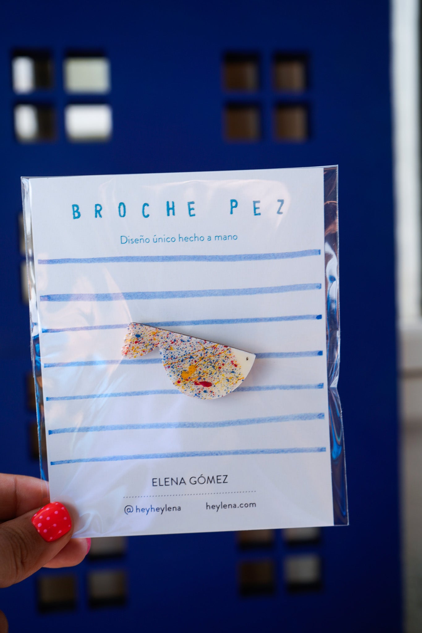 Broches de madera PECES