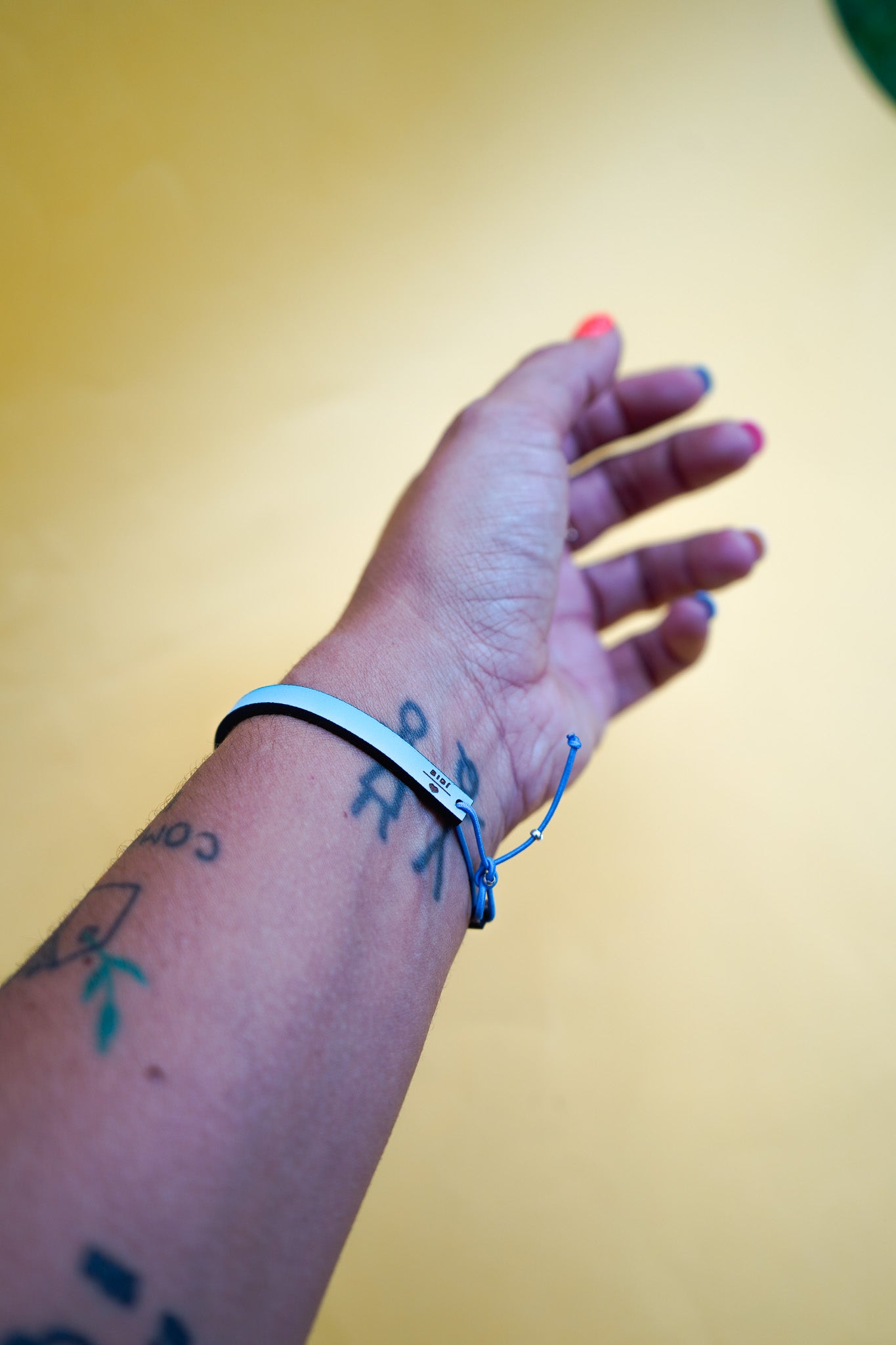 Pulsera No me da la vida azul