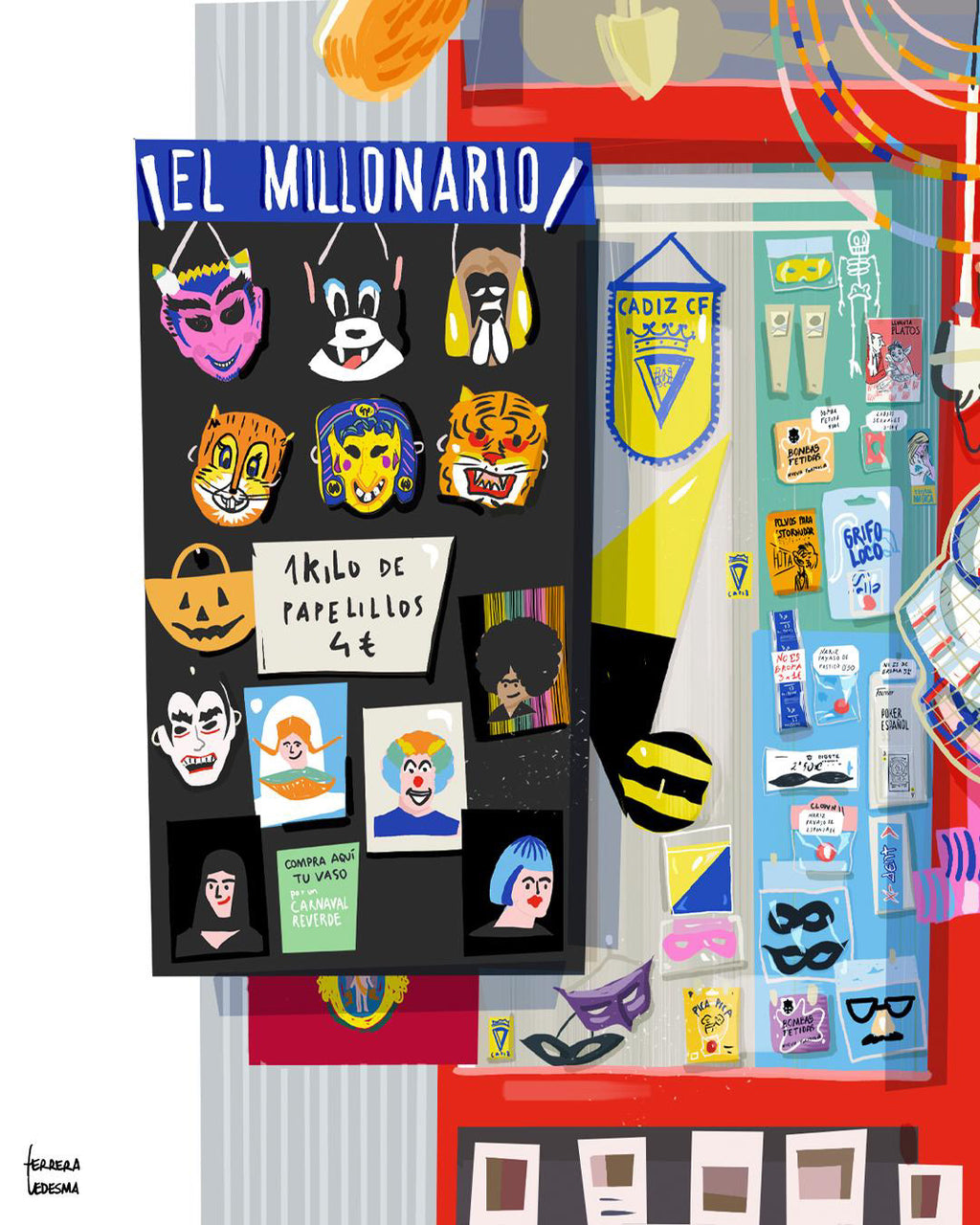 Lámina El Millonario - Cádiz