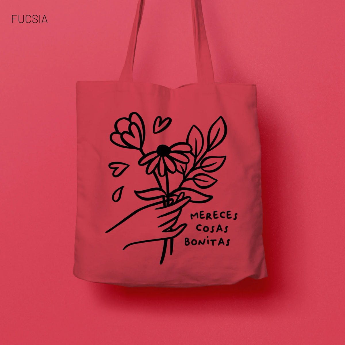 Totebag Mereces cosas bonitas 140g - Varios colores
