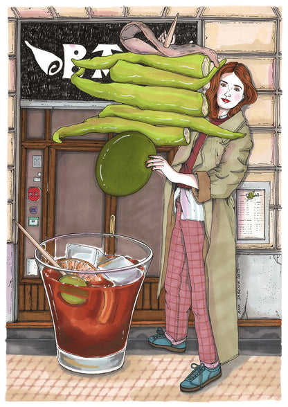 Lámina A4 Gilda y vermut