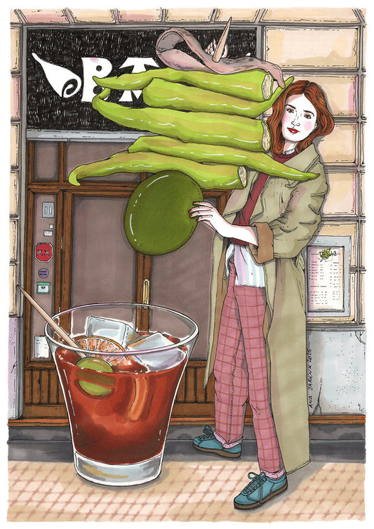 Lámina A4 Gilda y vermut