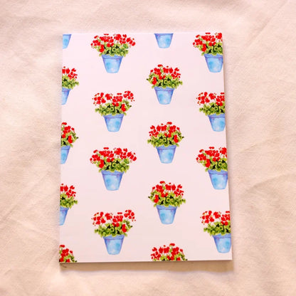 Libreta Geranios