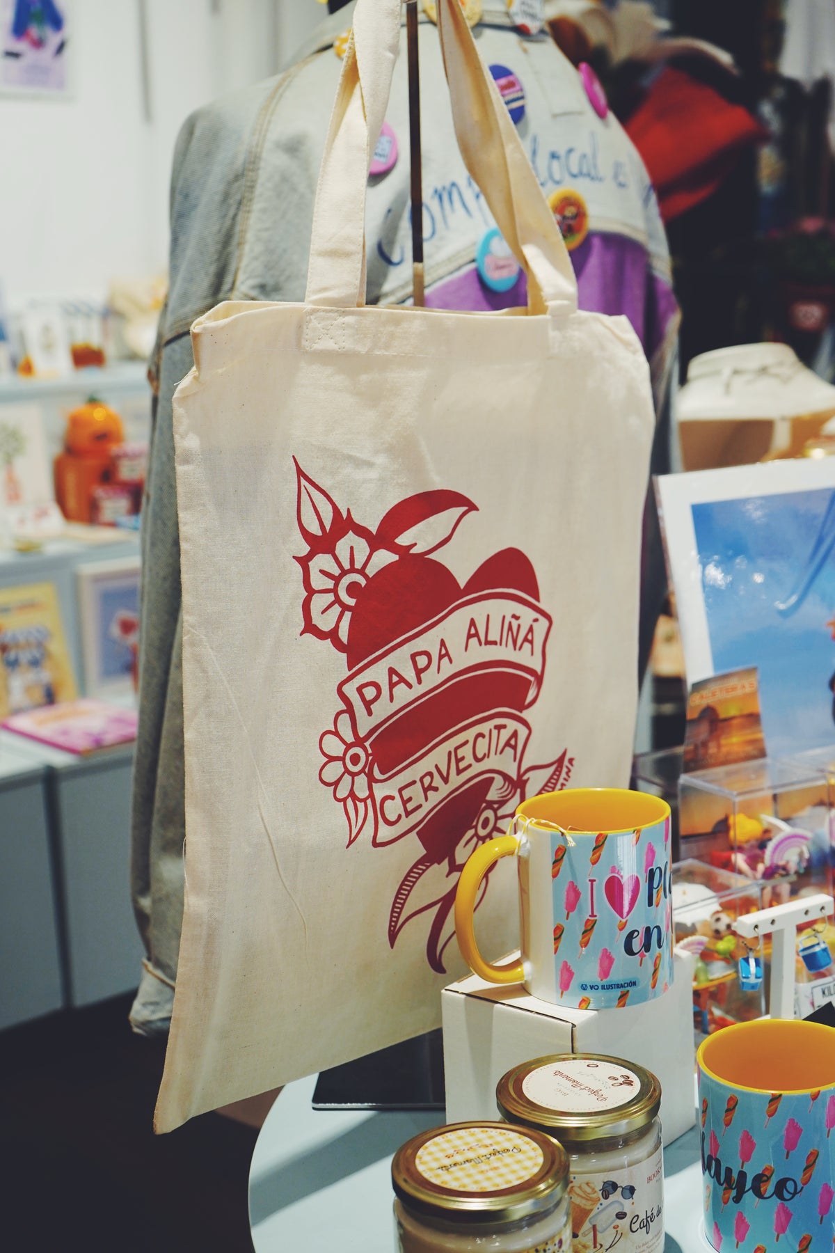 Totebag Papa aliña cervecita