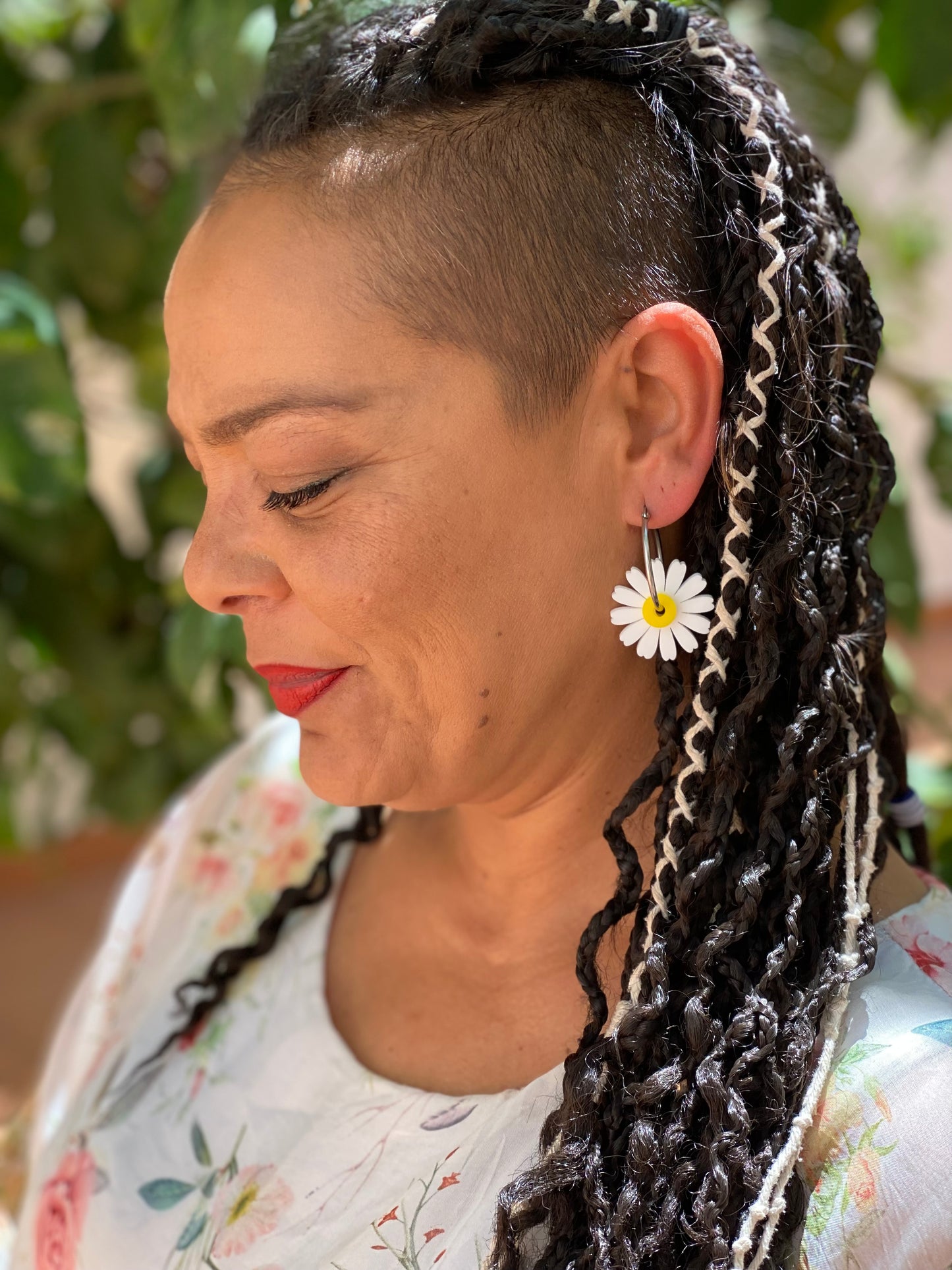 Pendientes Margarita metracrilato