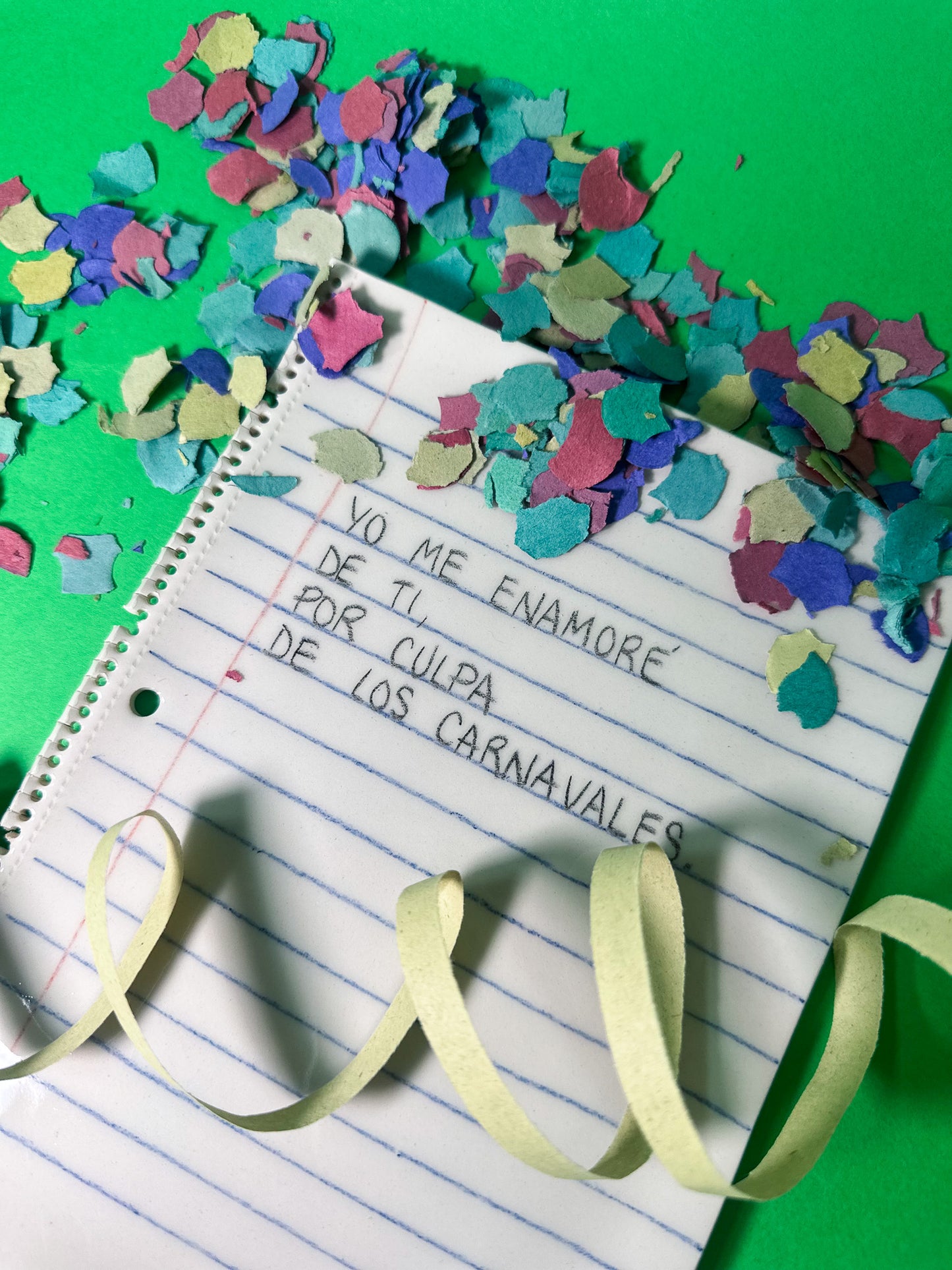 Plato cerámica Me enamoré de ti por culpa de los carnavales