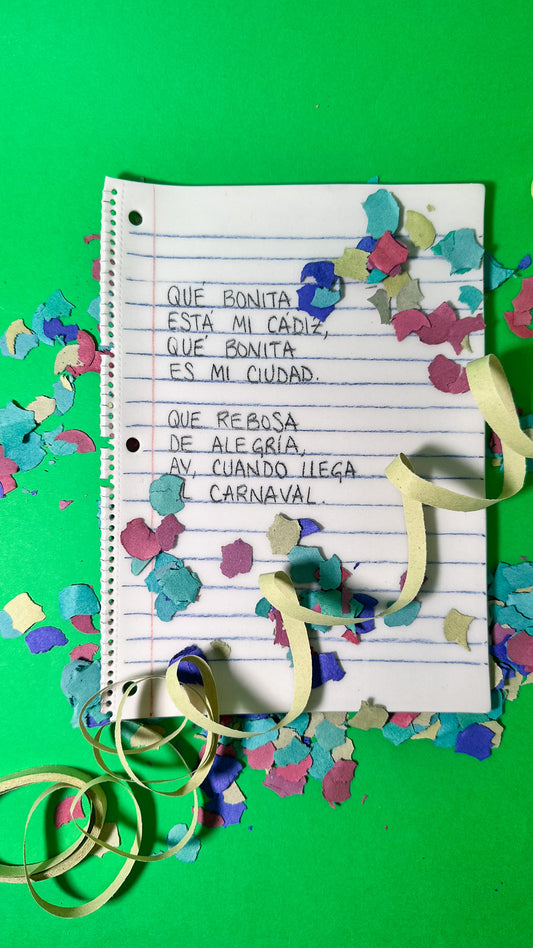 Plato cerámica Qué bonita está mi Cádiz