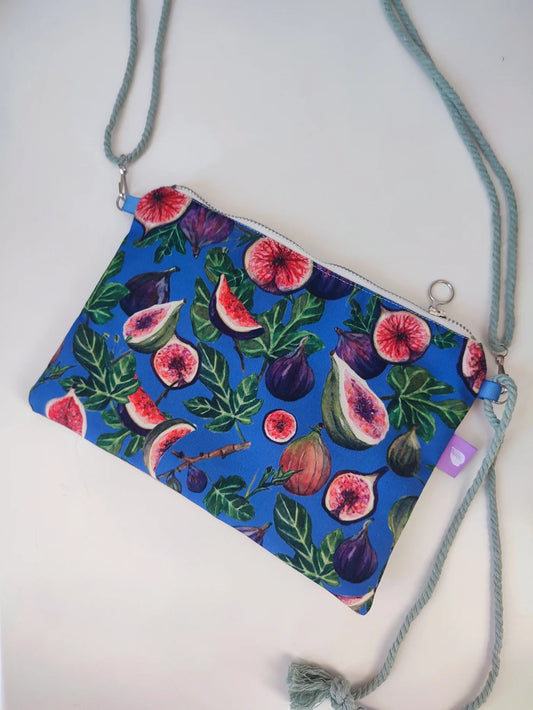 Mini bolso azul higos