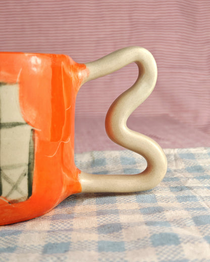Las tazas vecinas: asomás al balcón