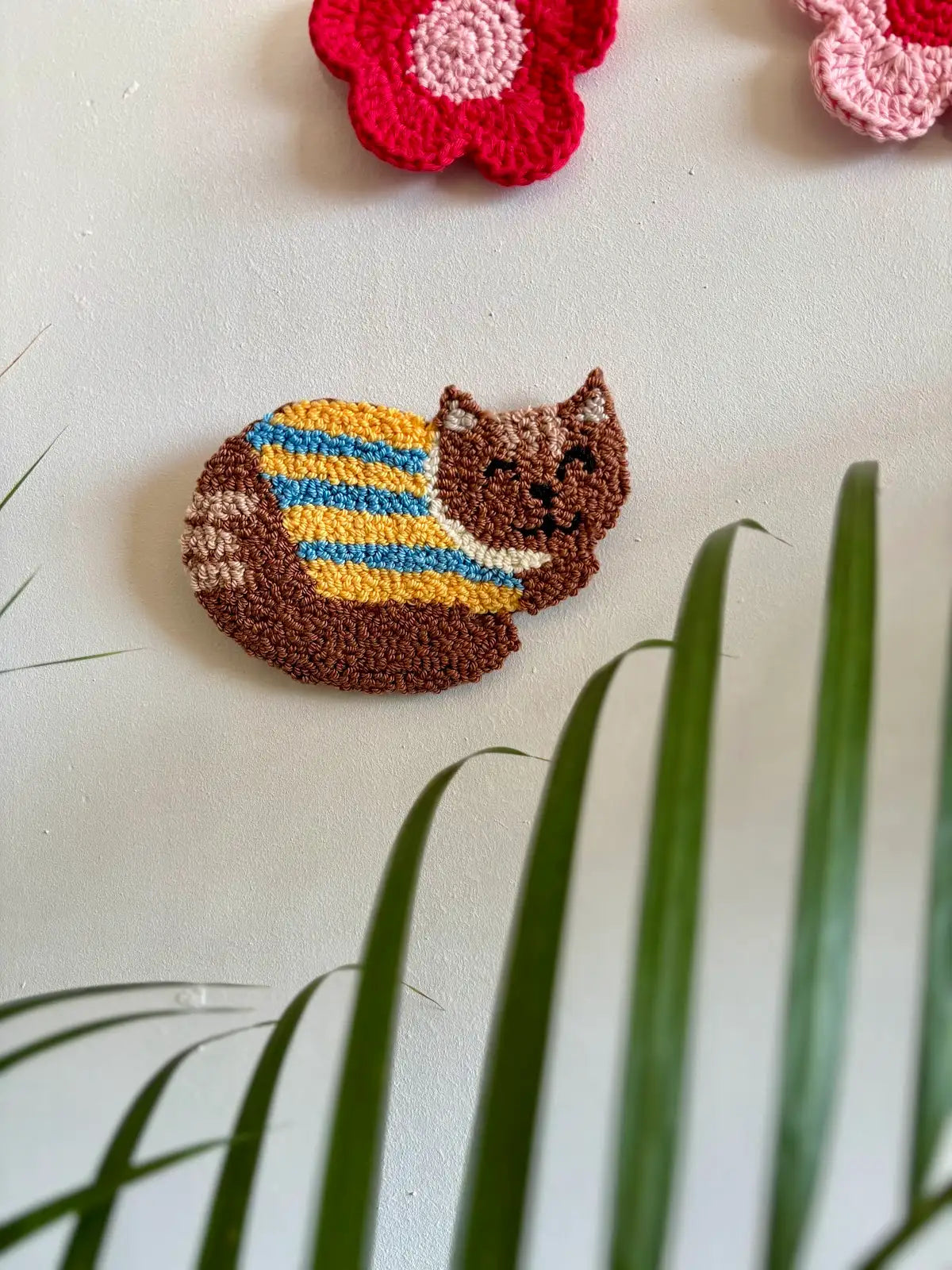 Mini alfombra de Gato (Marrón)