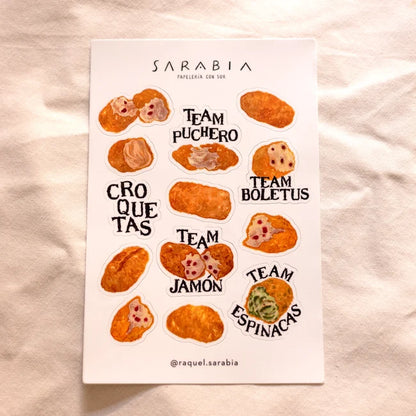 Pegatinas Croquetas