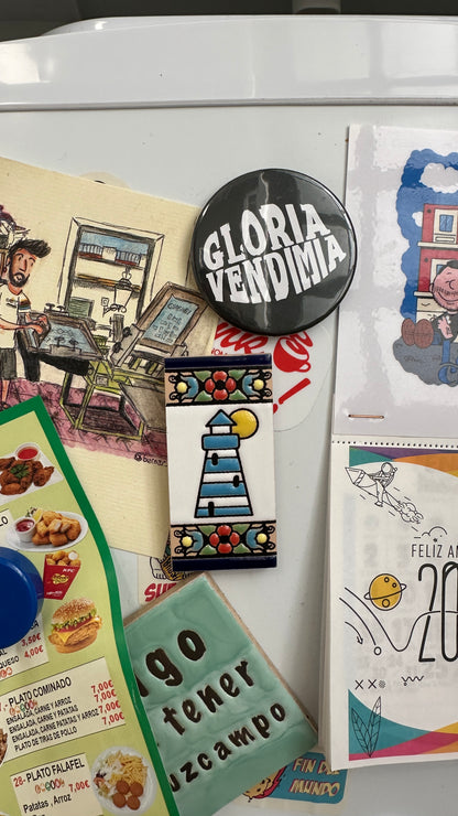 Imán faro de cerámica