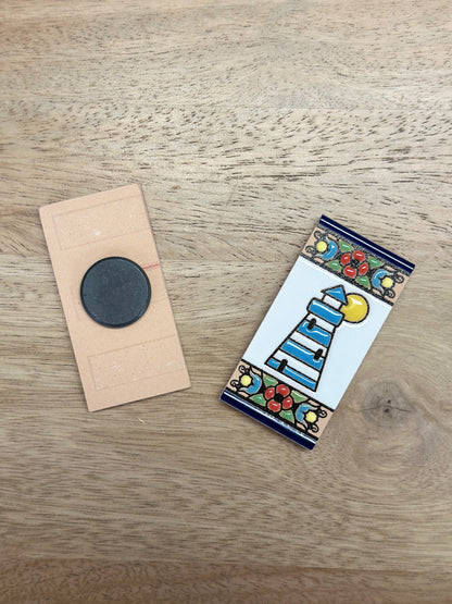 Imán faro de cerámica