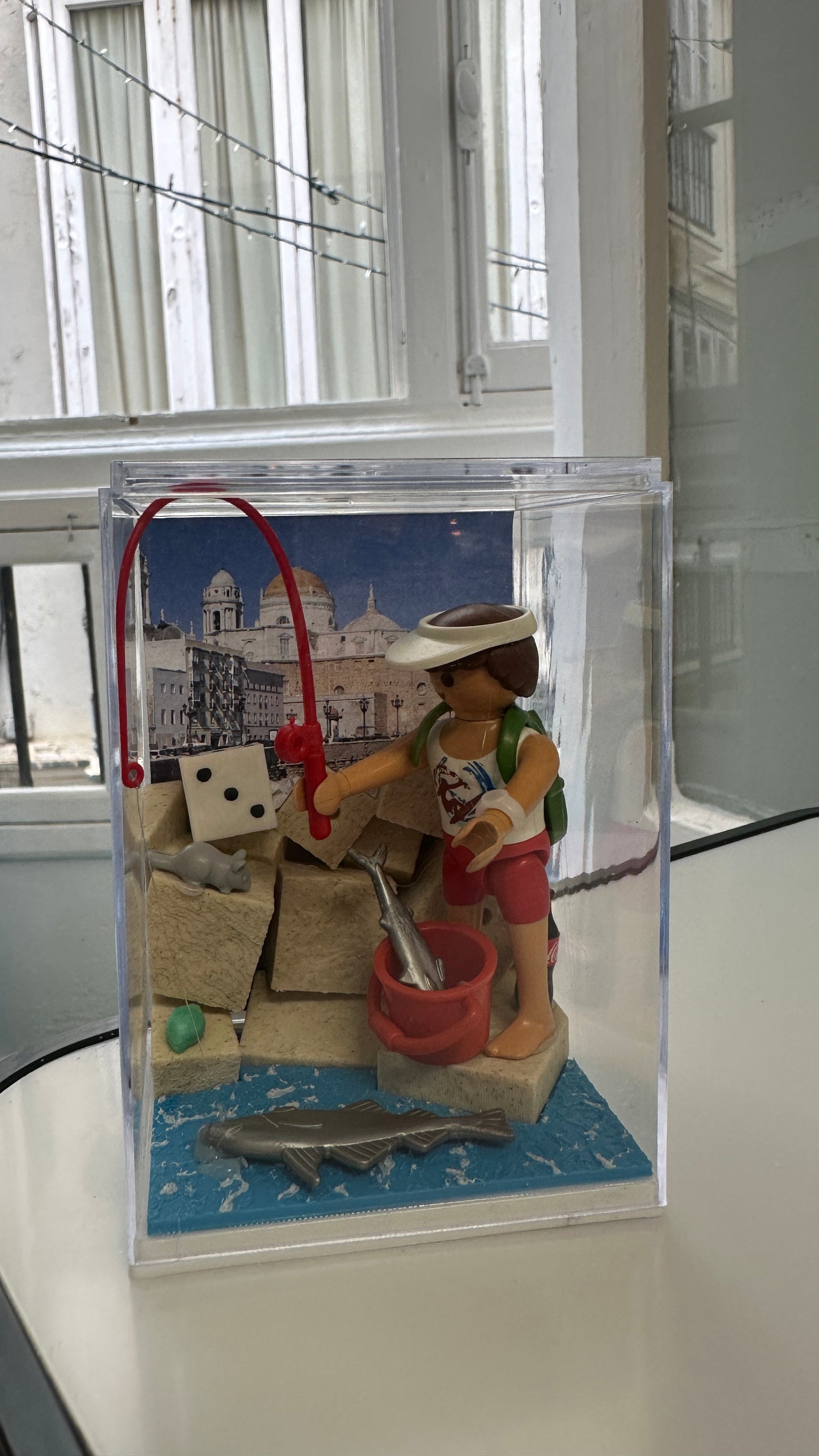 Pescando en los bloques de Cádiz