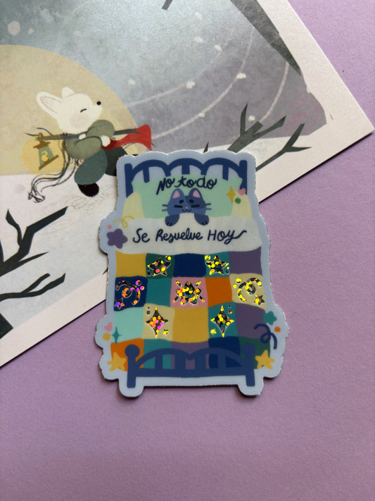 Pegatina No todo se resuelve hoy