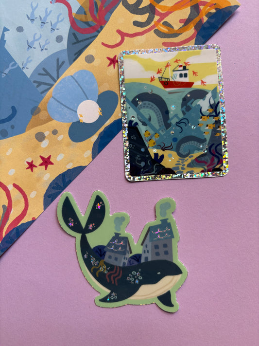 Pegatinas del mar de Sara