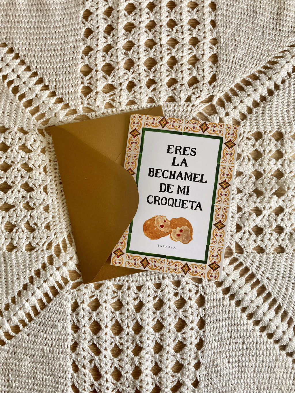 Lámina Eres la bechamel de mi croqueta