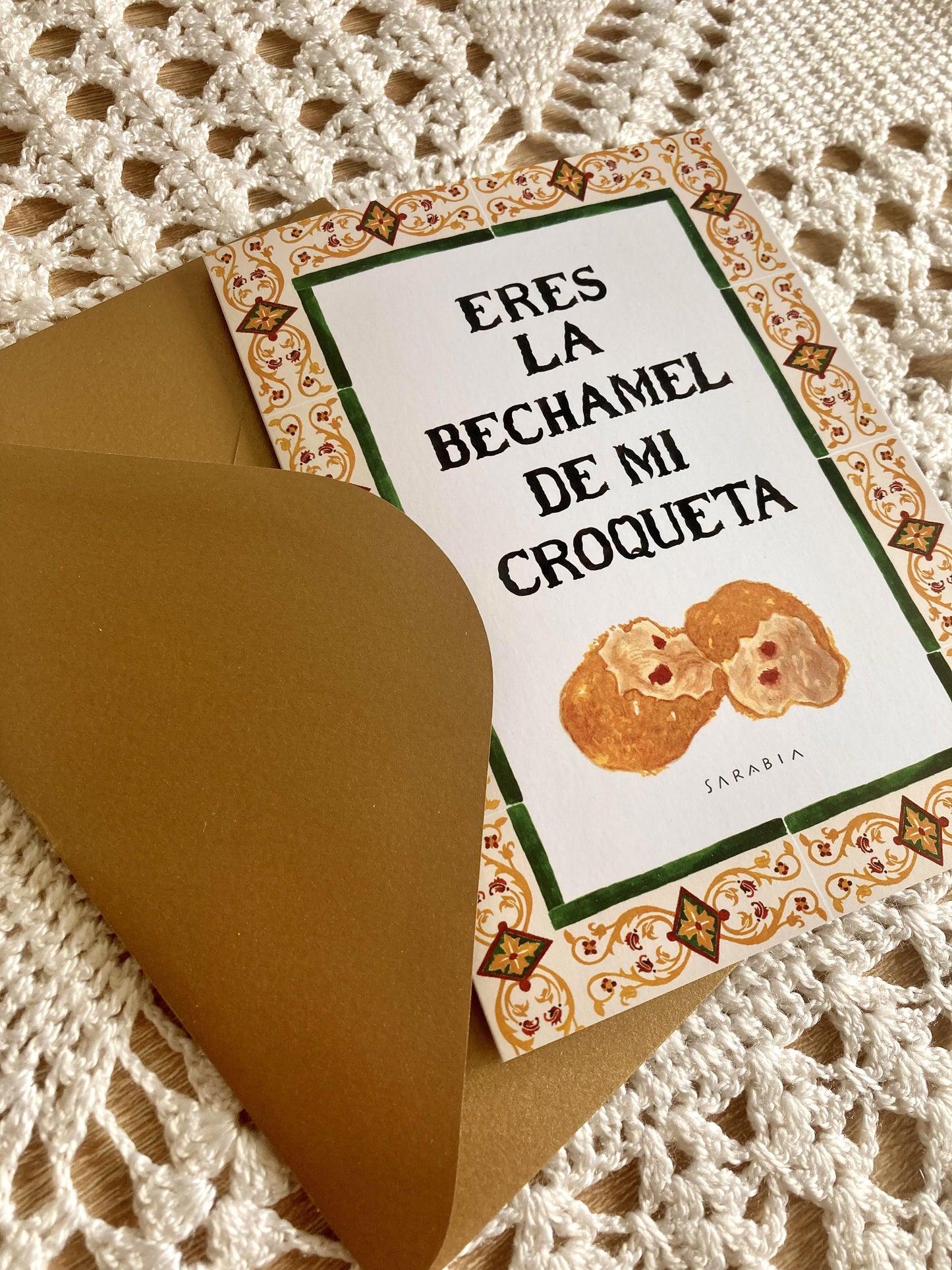 Art Print You are the béchamel of my croquette