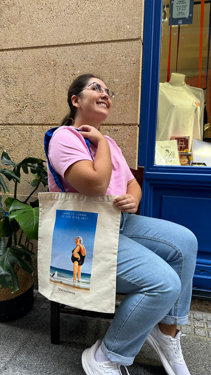 Grandma Totebag - Now's When It's Good Here