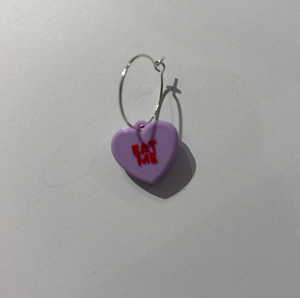 Pendientes Frase Corazón en inglés