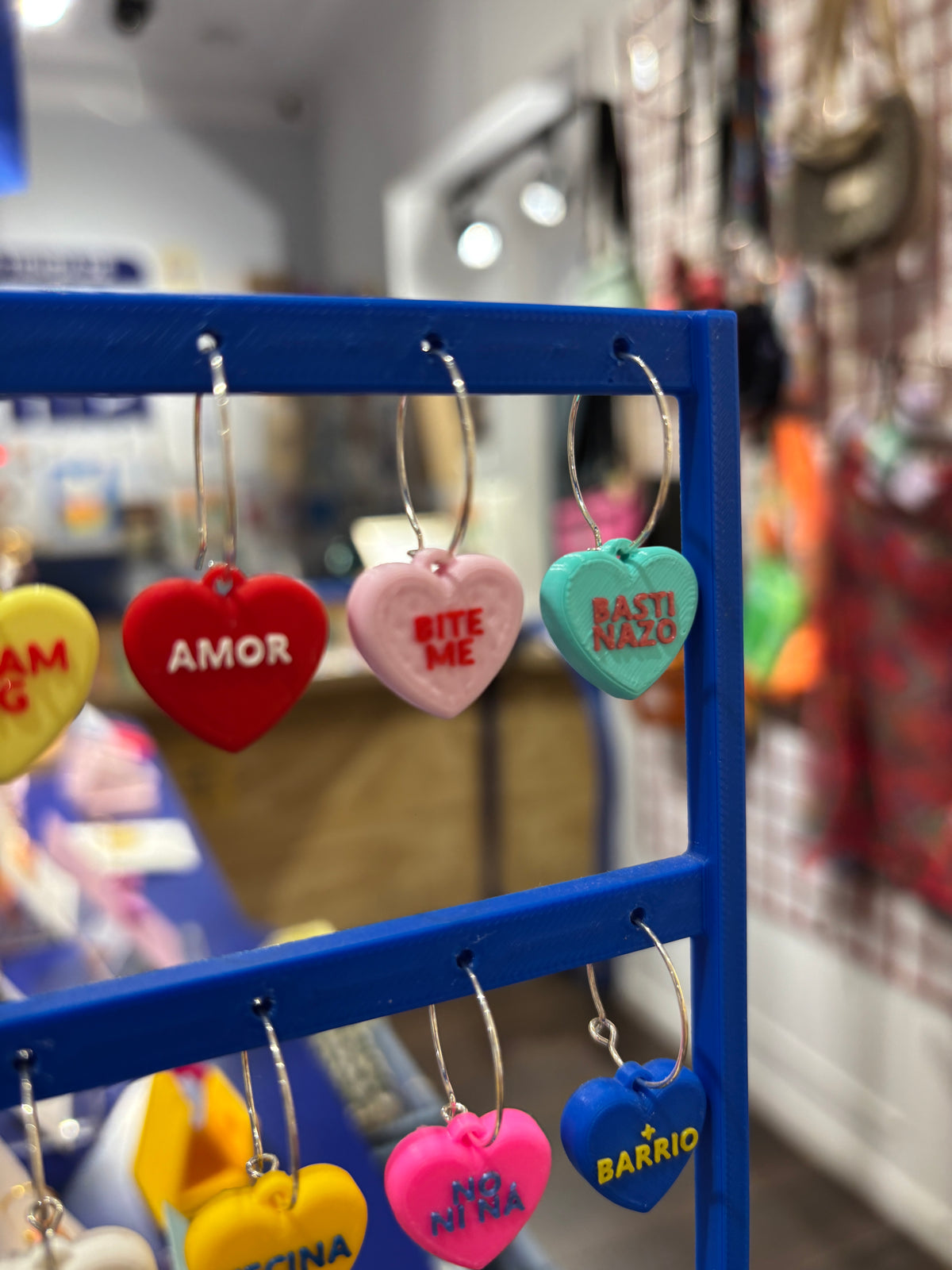 Pendientes Frase Corazón en inglés