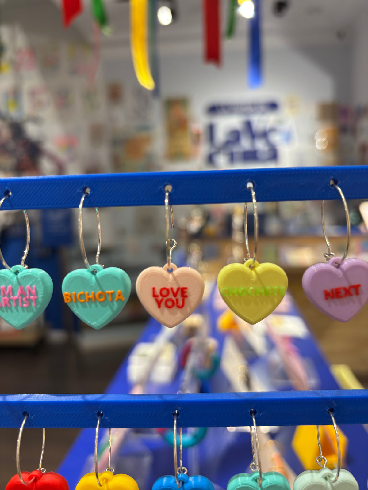 Pendientes Frase Corazón en inglés