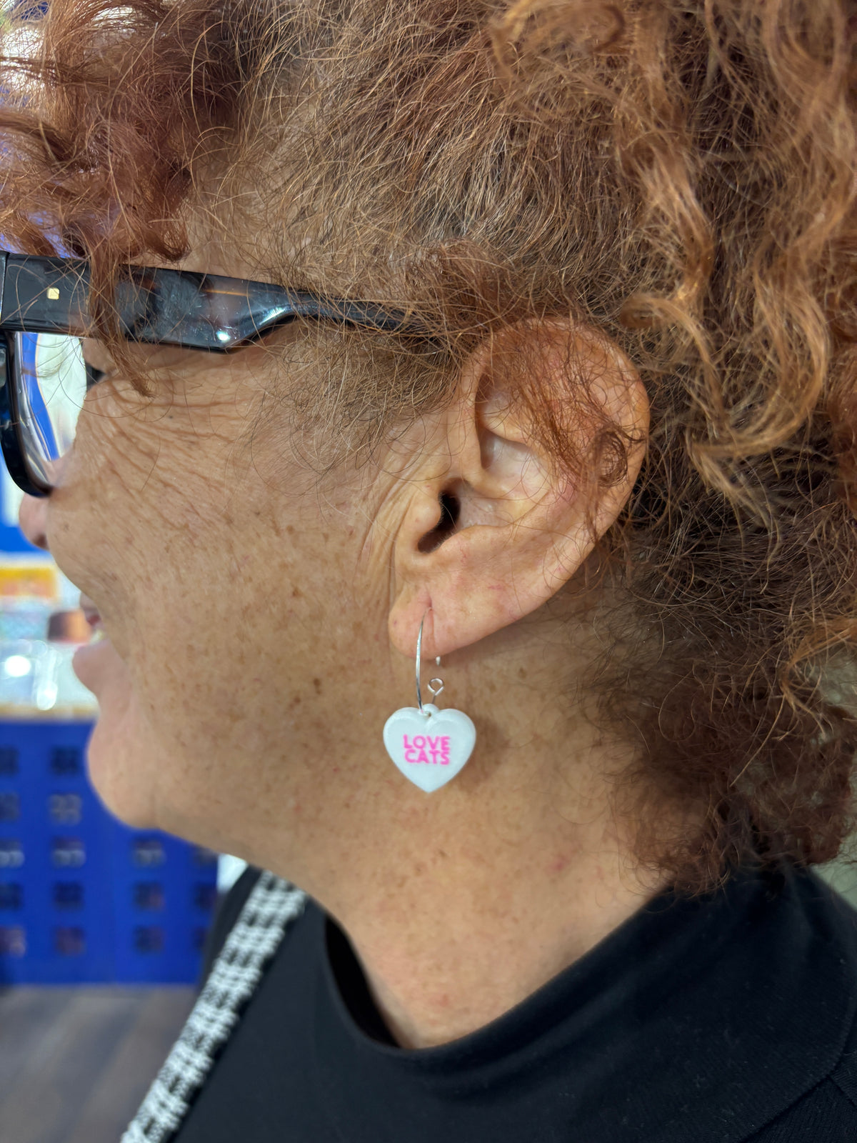 Pendientes Frase Corazón en inglés