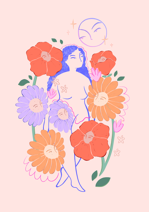 Lámina chica flores