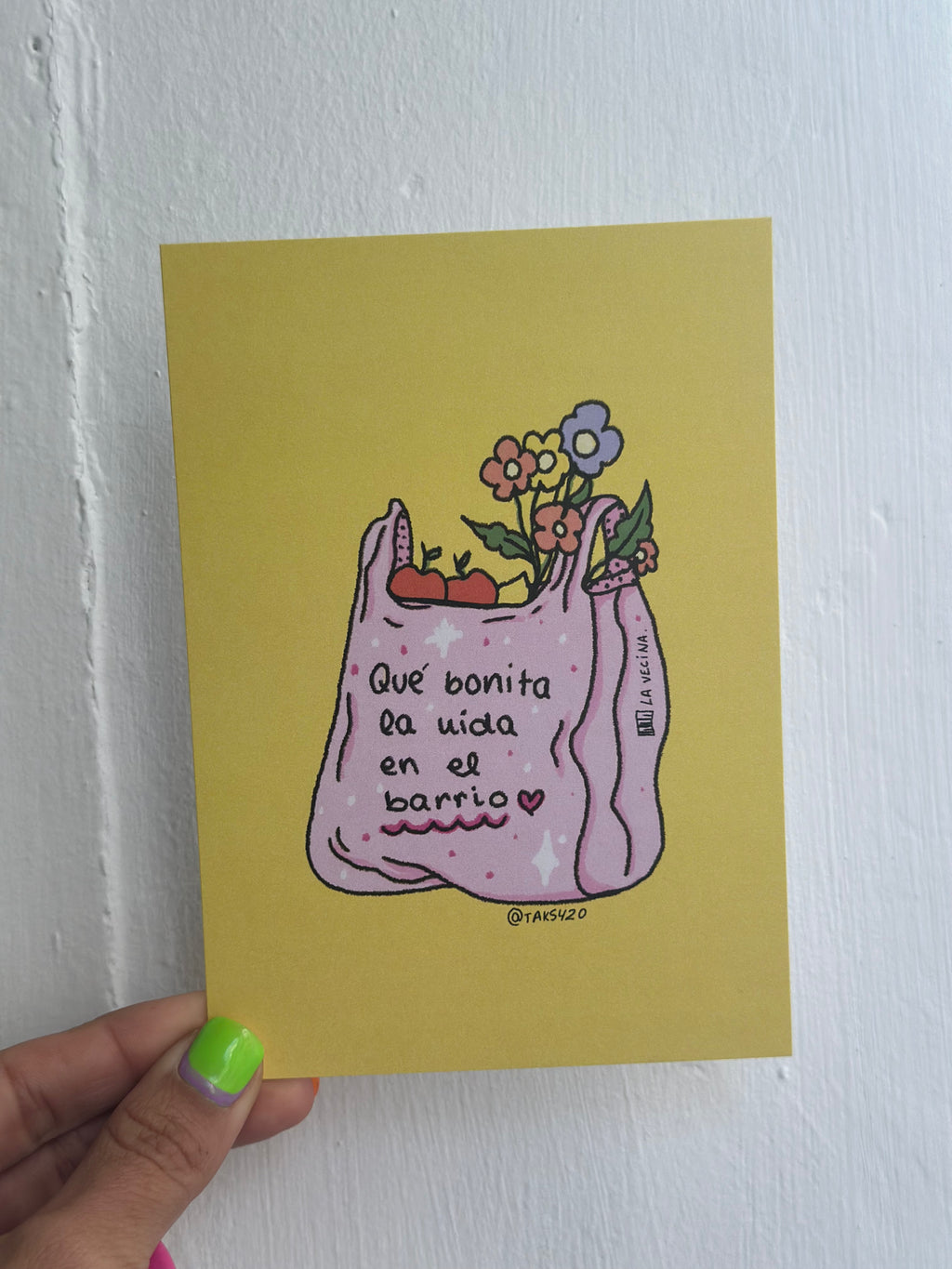 Lámina Qué bonita la vida en el barrio