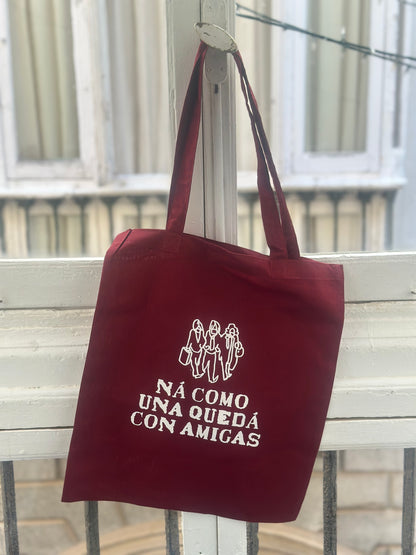 Totebag Ná como una quedá con amigas