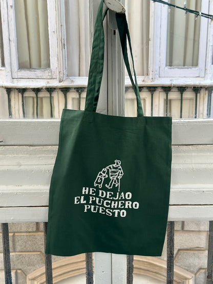 Totebag He dejao el puchero puesto.