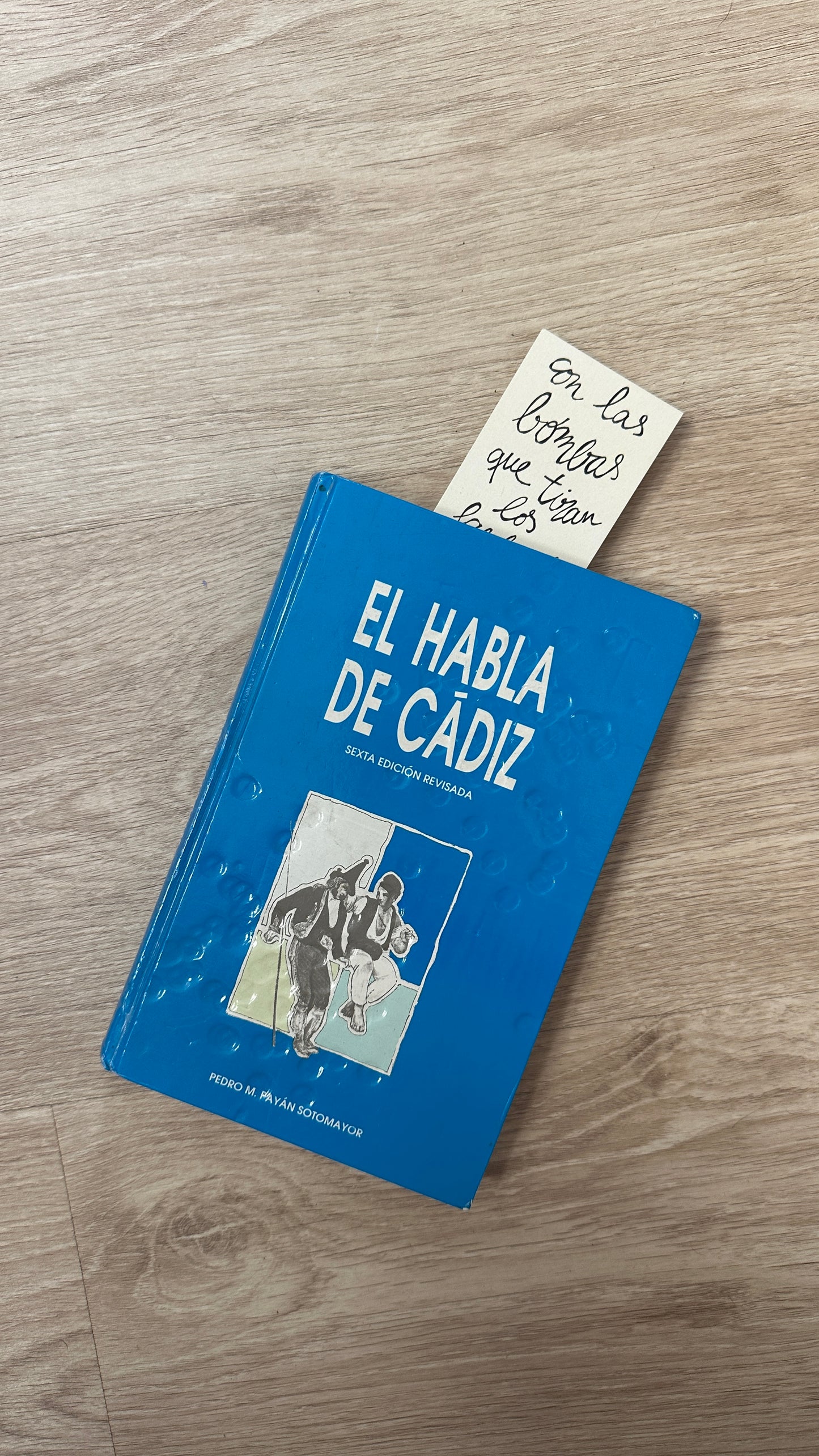 Marcapáginas Atún Con las bombas que tiran los fanfarrones se hacen las gaditanas tirabuzones