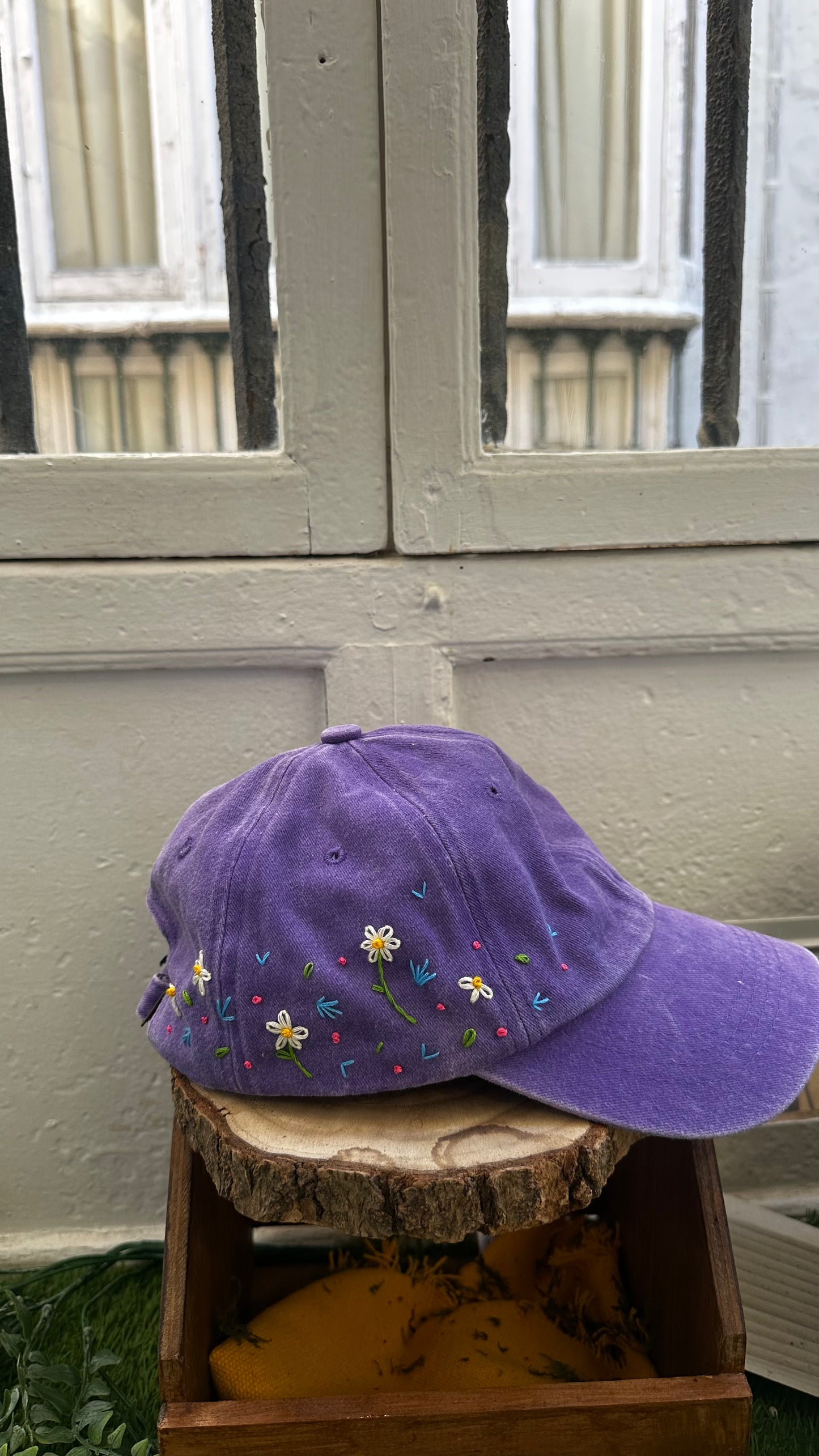 Gorras bordadas margaritas