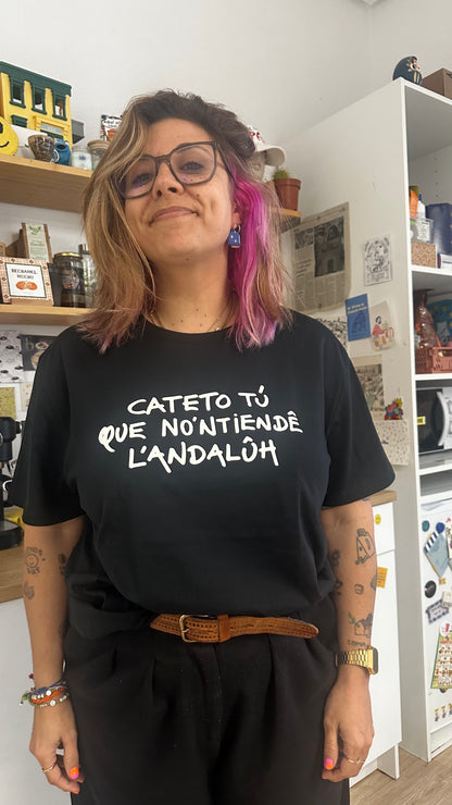 Camiseta Cateto tú - Negra