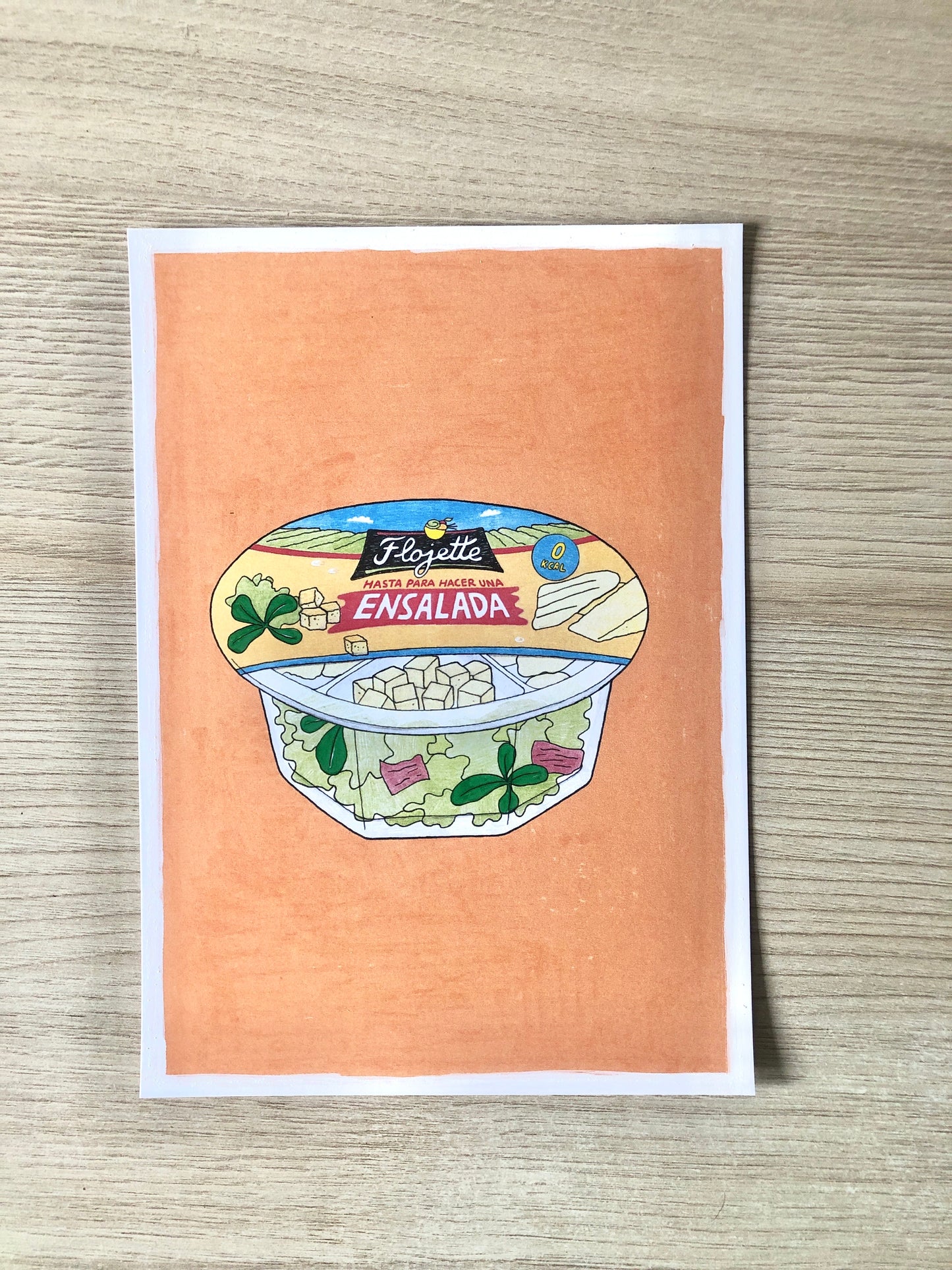 Lámina Flojette hasta para hacer una ensalada