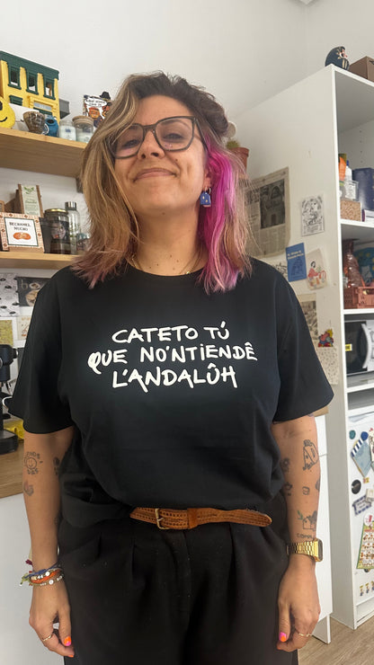 Camiseta Cateto tú - Negra