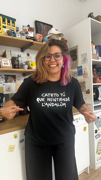 Camiseta Cateto tú - Negra