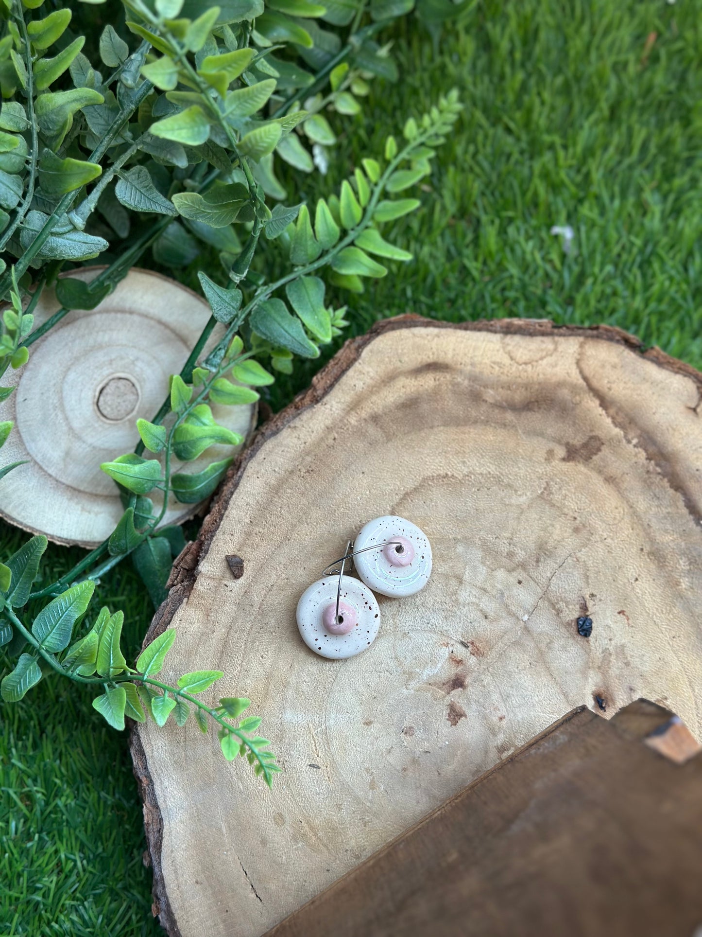 Pendientes Tetas de cerámica - Aro pezón