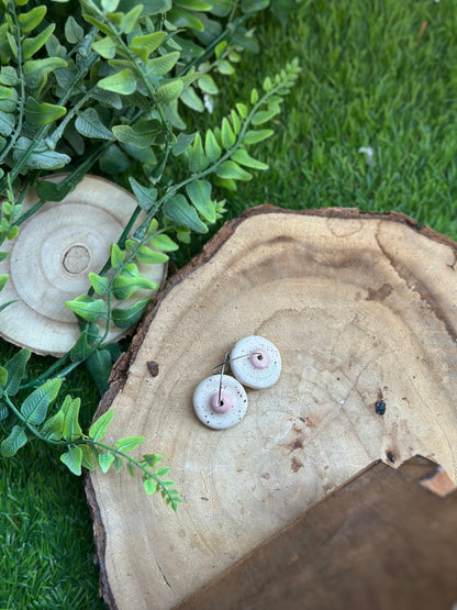 Pendientes Tetas de cerámica - Aro pezón