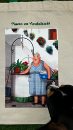 Totebag Abuela - Nacía en Andalucía con abuela