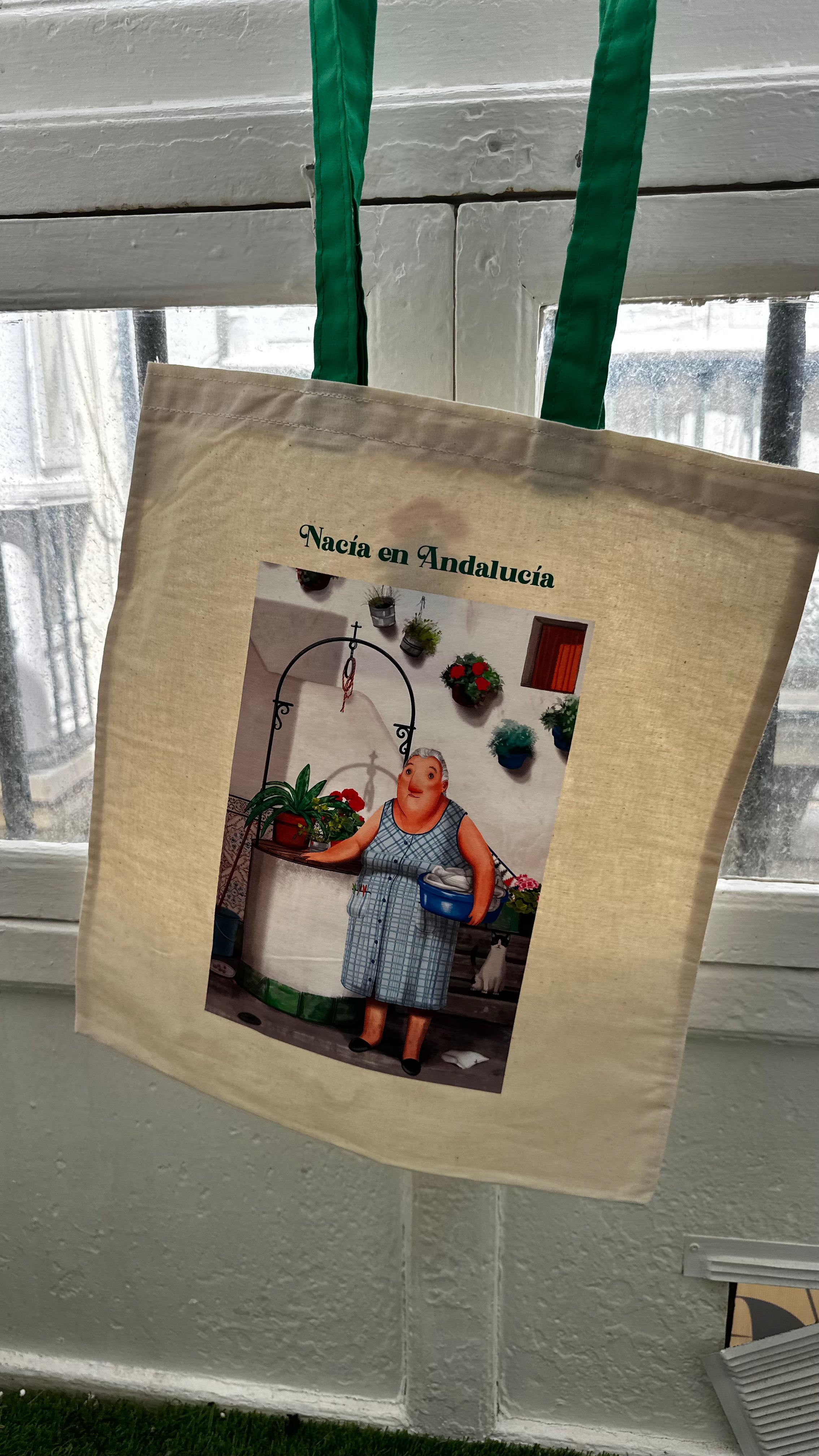 Totebag Abuela - Nacía en Andalucía con abuela
