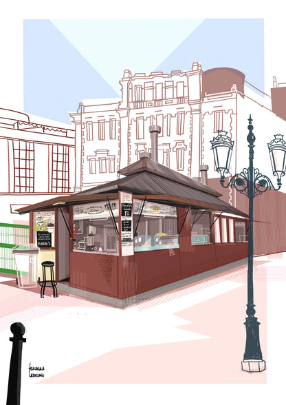 Lámina Churrería la Guapa - Cádiz