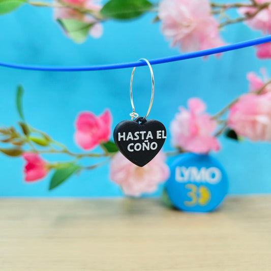 Pendiente Hasta El Coño Corazón