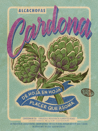 Lámina Alcachofas Cardona