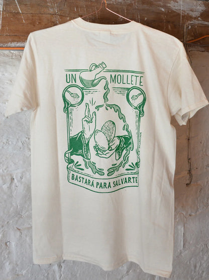 Camiseta de Un mollete bastará para salvarte